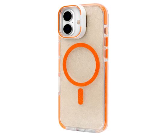 Чохол до мобільного телефона BeCover FIBRA Star Shine MagSafe Apple iPhone 17 Orange (715415), зображення 2