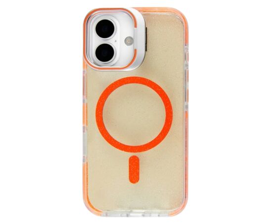 Чохол до мобільного телефона BeCover FIBRA Star Shine MagSafe Apple iPhone 17 Orange (715415)