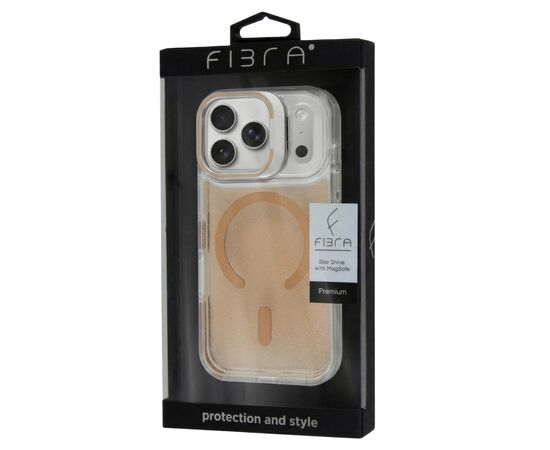 Чохол до мобільного телефона BeCover FIBRA Star Shine MagSafe Apple iPhone 17 Pro Desert Gold (715426), зображення 4