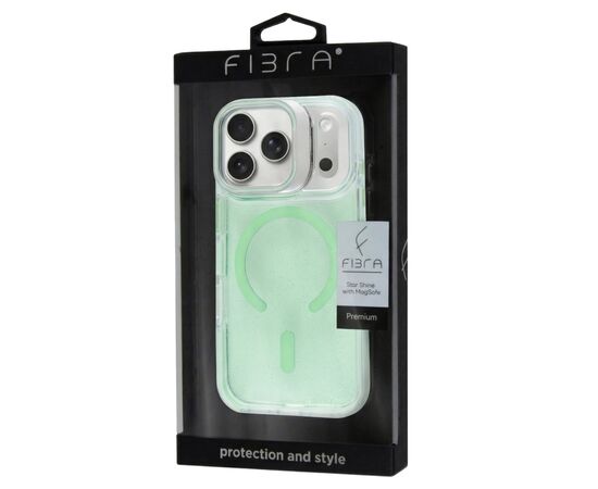 Чохол до мобільного телефона BeCover FIBRA Star Shine MagSafe Apple iPhone 17 Pro Green (715427), зображення 3