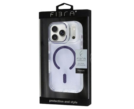 Чохол до мобільного телефона BeCover FIBRA Star Shine MagSafe Apple iPhone 17 Pro Max Purple (715437), зображення 5