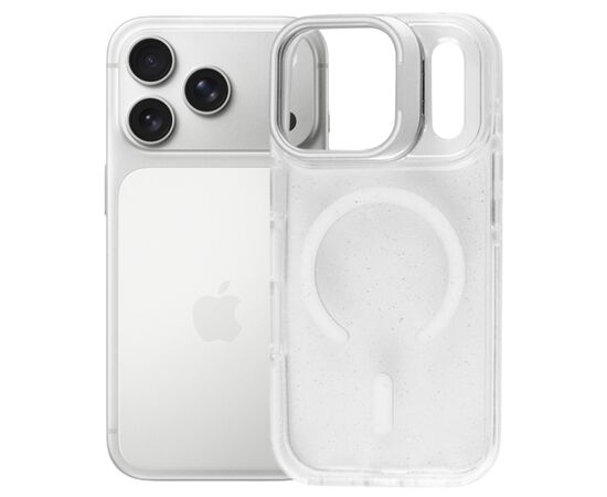Чохол до мобільного телефона BeCover FIBRA Star Shine MagSafe Apple iPhone 17 Pro Max White (715438)