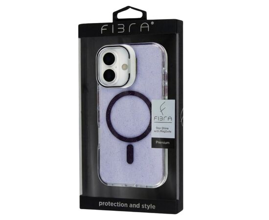 Чохол до мобільного телефона BeCover FIBRA Star Shine MagSafe Apple iPhone 17 Purple (715416), зображення 6