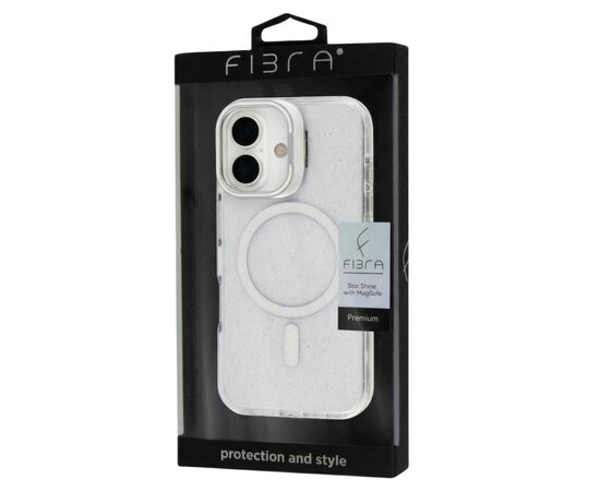 Чохол до мобільного телефона BeCover FIBRA Star Shine MagSafe Apple iPhone 17 White (715417), зображення 4