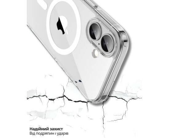Чохол до мобільного телефона BeCover FIBRA Crystal MagSafe Apple iPhone 17 (715366), зображення 5