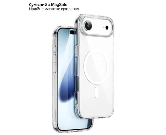 Чохол до мобільного телефона BeCover FIBRA Crystal MagSafe Apple iPhone 17 Air (715367), зображення 4