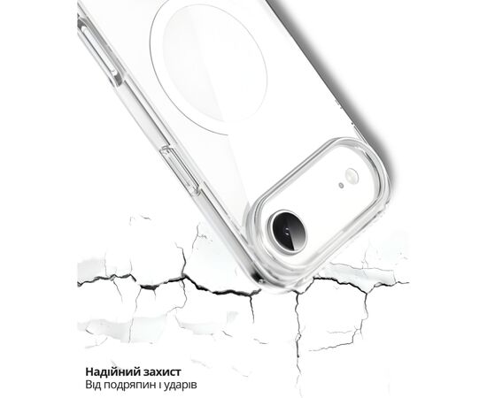 Чохол до мобільного телефона BeCover FIBRA Crystal MagSafe Apple iPhone 17 Air (715367), зображення 6