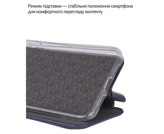 Чохол до мобільного телефона BeCover Exclusive Motorola Moto G86 Deep Blue (715371), зображення 4