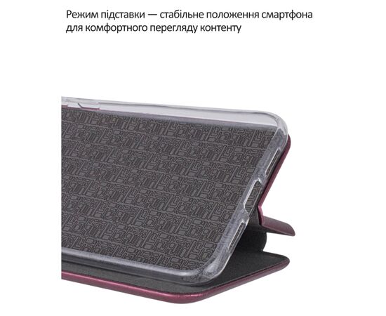 Чохол до мобільного телефона BeCover Exclusive Motorola Moto G86 Red Wine (715355), зображення 4