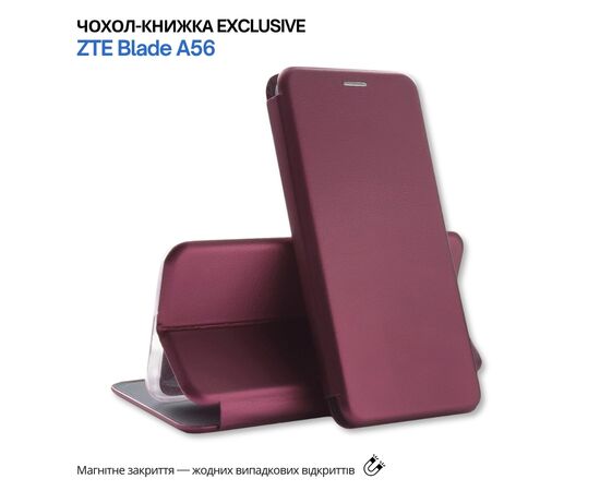 Чохол до мобільного телефона BeCover Exclusive ZTE Blade A56 Red Wine (715484), зображення 6