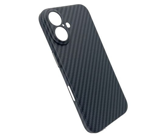 Чохол до мобільного телефона BeCover FIBRA Carbonite MagSafe Apple iPhone 17 Black (715406), зображення 3
