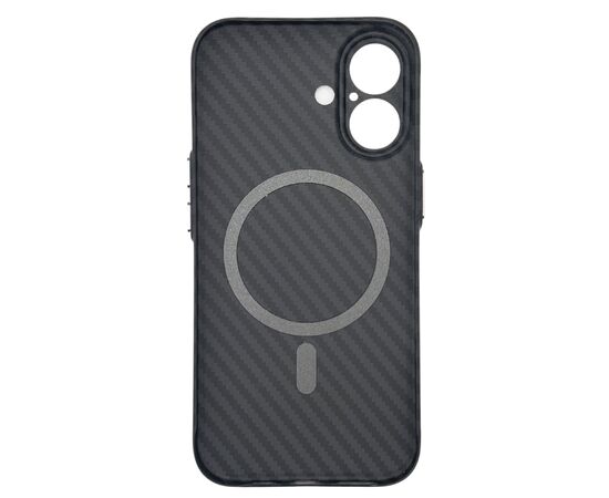 Чохол до мобільного телефона BeCover FIBRA Carbonite MagSafe Apple iPhone 17 Black (715406), зображення 4