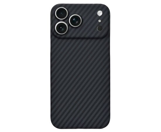 Чохол до мобільного телефона BeCover FIBRA Carbonite MagSafe Apple iPhone 17 Pro Black (715409), зображення 2