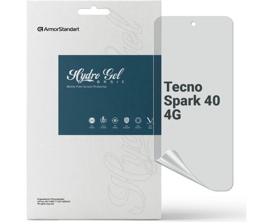 Пленка защитная Armorstandart hydrogel Matte Tecno Spark 40 4G (ARM87313)