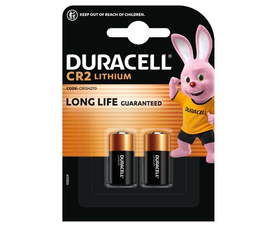 Батарейка Duracell CR2 Ultra Lithium Photo * 2 (5007801/5014035), зображення 2