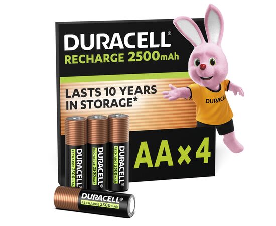 Акумулятор Duracell AA HR6 2500mAh * 4 (5000394057203 / 5007308)
