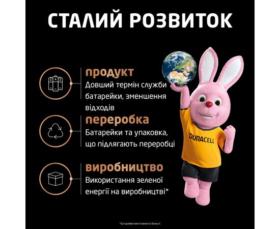 Батарейка Duracell Optimum AAA лужні 4 шт. в упаковці (5015596), изображение 7