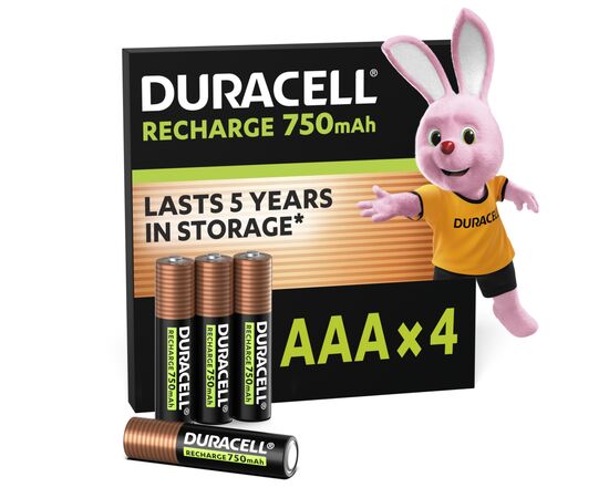 Аккумулятор Duracell AAA HR03 750mAh * 4 (5007331)