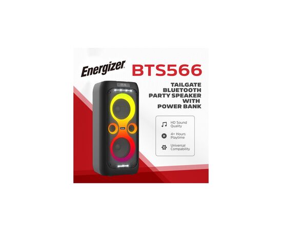 Акустична система Energizer BTS566 Black (BTS566), зображення 6