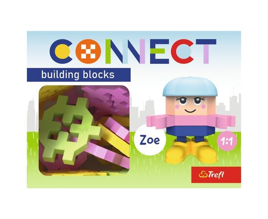 Конструктор Trefl Connect с игровой фигуркой Zoe 35 деталей (5900511619805), изображение 5
