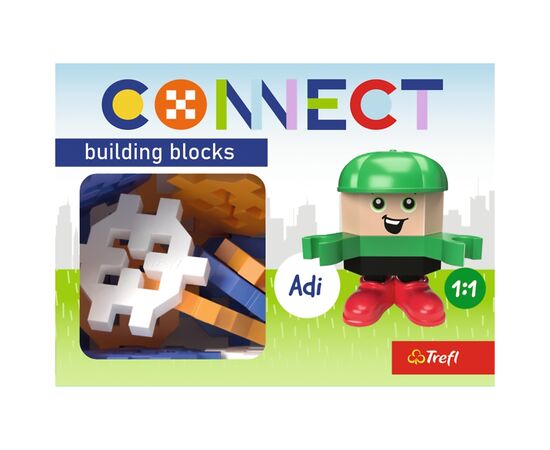 Конструктор Trefl Connect з ігровою фігуркою Adi 35 деталей (5900511619812), зображення 5
