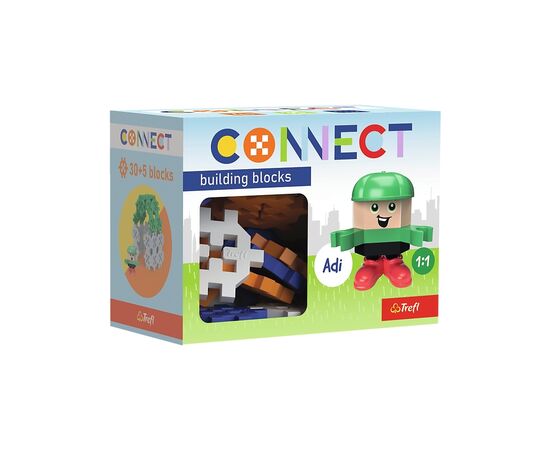 Конструктор Trefl Connect з ігровою фігуркою Adi 35 деталей (5900511619812)