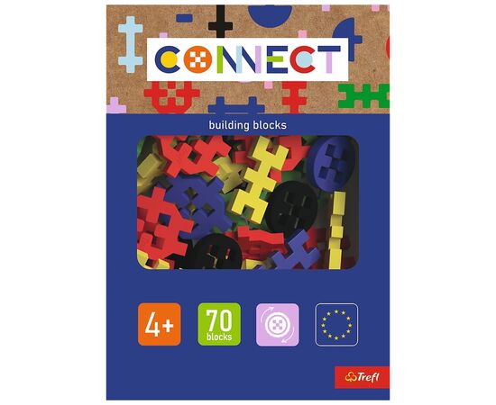 Конструктор Trefl Connect набір деталей конструктора, 70 деталей (boys) (5900511619874), зображення 3