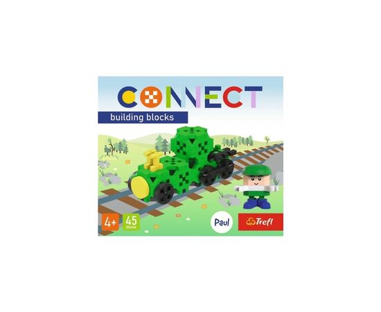 Конструктор Trefl Connect Локомотив 45 деталей (5900511620443), зображення 5