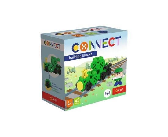 Конструктор Trefl Connect Локомотив 45 деталей (5900511620443)