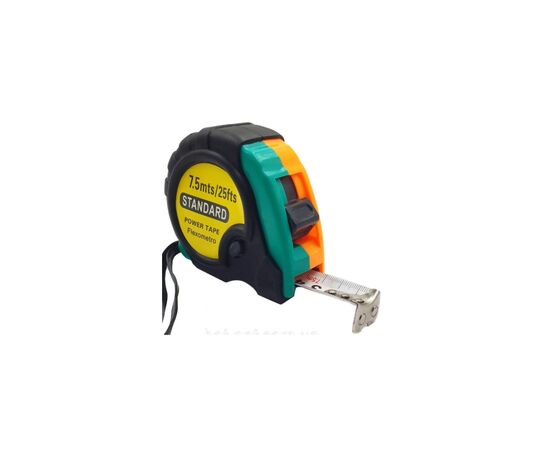 Рулетка Voltronic обрезиненная STANDART, 7,5м, Q48 (FM-RSS/7.5m)