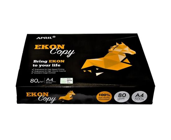 Бумага A4, 80 г, 500 л, APRIL EKON COPY класc C, APRIL (OP-EKON-A4-80-C), изображение 2