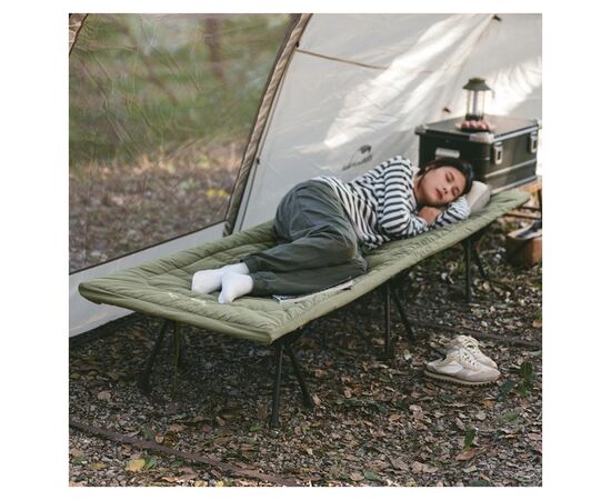 Туристический коврик Naturehike для розкладного ліжка CNK2300DZ022, 190х67 см, темно-зелений (6976507668316), изображение 5