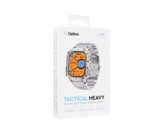 Смарт-часы Gelius Tactical Heavy (GP-SW016) Silver Titan (2099901019103), изображение 11