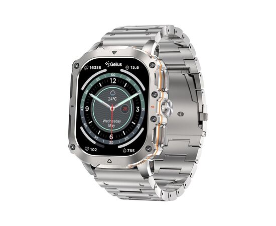Смарт-часы Gelius Tactical Heavy (GP-SW016) Silver Titan (2099901019103)