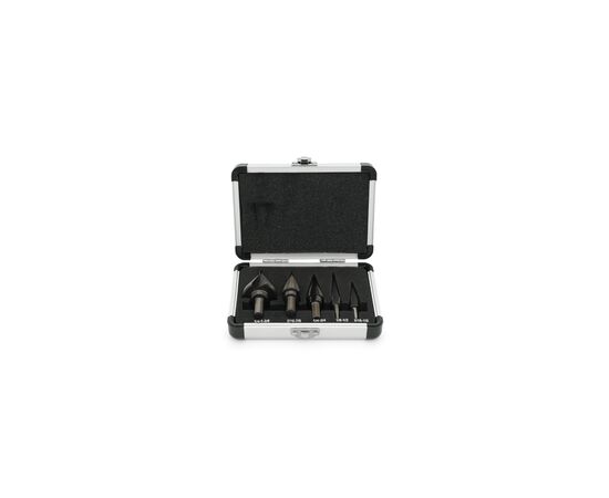 Набор сверл YOSO ступенчатых, шаговых Premium black HSS1/4-1-3/8”; 3/16-7/8”; 1/4-3/4”; 1/8-1/2”; 3/16-1/2” , мет (YT28262)
