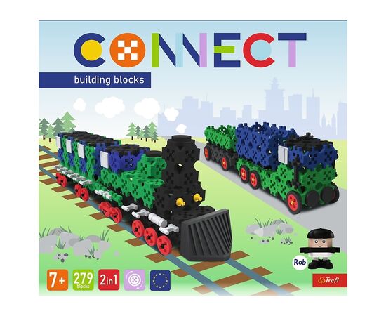 Конструктор Trefl Connect 2 в 1, 279 деталей (5900511619768), изображение 6