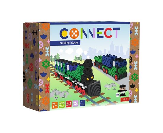 Конструктор Trefl Connect 2 в 1, 279 деталей (5900511619768)