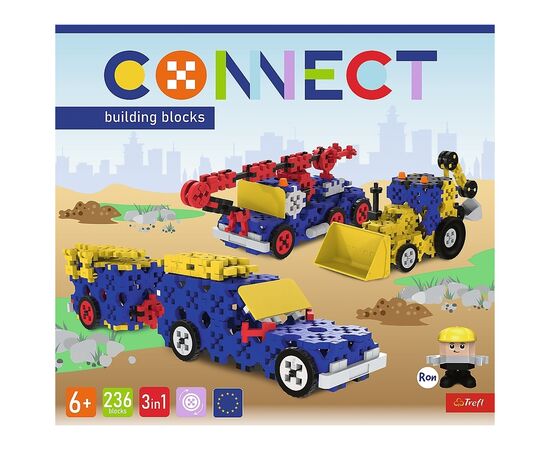 Конструктор Trefl Connect 3 в 1, 236 деталей (5900511619799), изображение 7