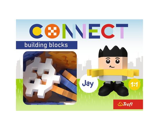 Конструктор Trefl Connect з ігровою фігуркою Jay 35 деталей (5900511620061), зображення 5