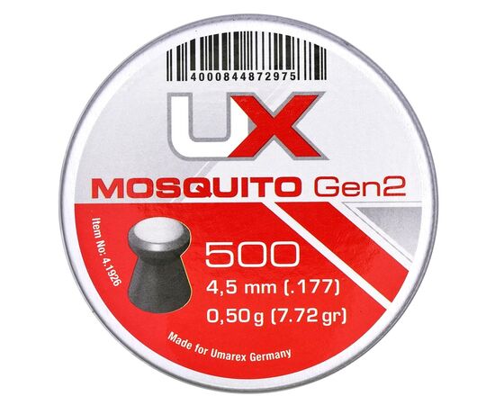 Пульки Umarex Mosquito Gen2 4,5 мм 0,50 г 500 шт (4.1926)