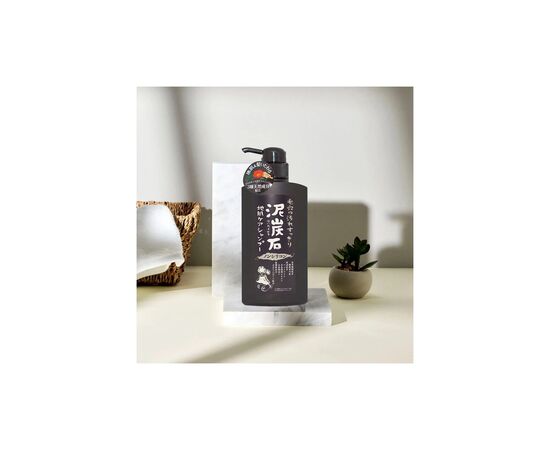 Шампунь Pelican Deitanseki Shampoo Безсиліконовий Для жирного волосся 500 мл (4976631649252), зображення 2