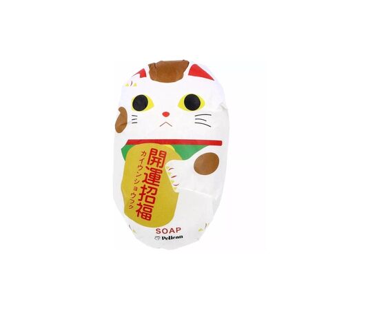 Тверде мило Pelican Beckoning Cat Soap З ароматом зеленого чаю "Манекі-неко" 180 г (4976631481890)