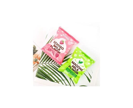 Тверде мило Pelican Petit Green Tea Milk 80 г (4976631477770), зображення 3