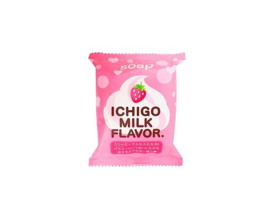 Твердое мыло Pelican Petit Strawberry Milk 80 г (4976631477589)