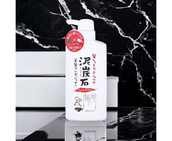 Кондиционер для волос Pelican Deitanseki Conditioner Бессиликоновый Для жирных волос 500 мл (4976631649269), изображение 2