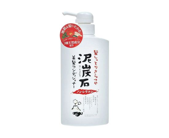 Кондиционер для волос Pelican Deitanseki Conditioner Бессиликоновый Для жирных волос 500 мл (4976631649269)