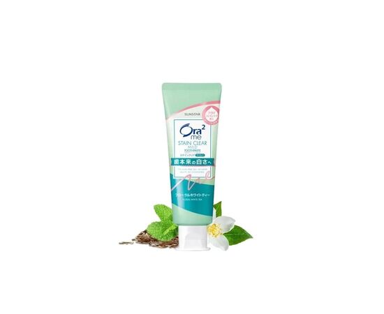 Зубна паста Sunstar Ora2 Me Floral White Tea Для відбілювання зубів і видалення нальоту Чай з жасмином 125 г (4901616011021), зображення 3
