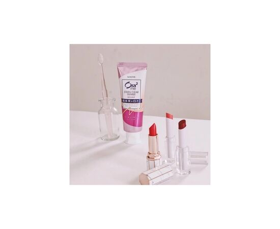 Зубная паста Sunstar Ora2 ME Stain Clear Paste Peach Leaf Mint Персик и мята 130 г (4901616011014), изображение 5