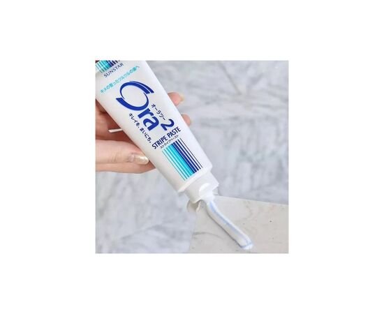 Зубна паста Sunstar Ora2 Stripe Paste Подвійний кальцій 140 г (4901616009356), зображення 4