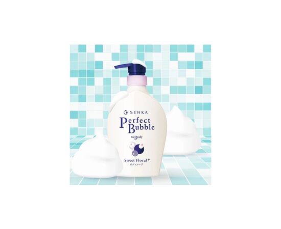 Гель для душу Senka Finetoday Perfect Bubble for Body Sweet Floral 500 мл (4901872443758), зображення 3